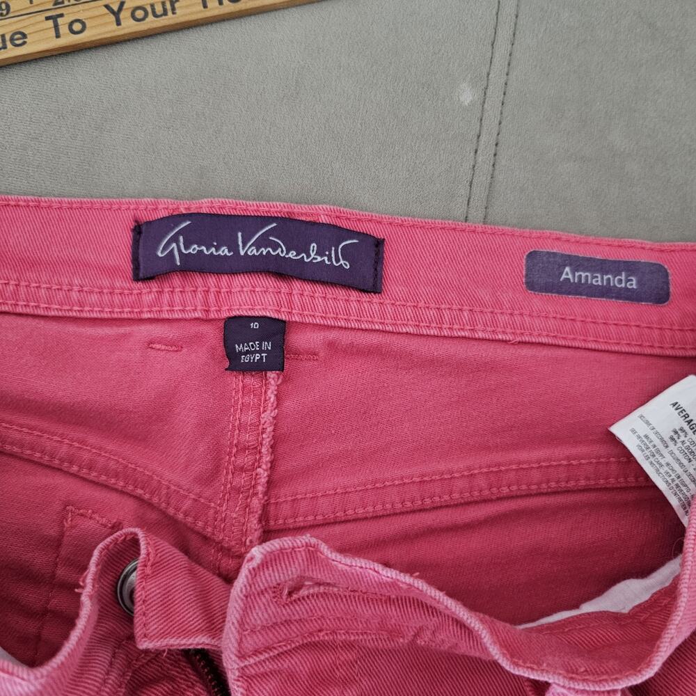 Gloria Vanderbilt Womens Jeans Size 10 Pink - Picture 10 of 16